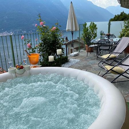 Romantic Home - Lake Como Nesso Bagian luar foto