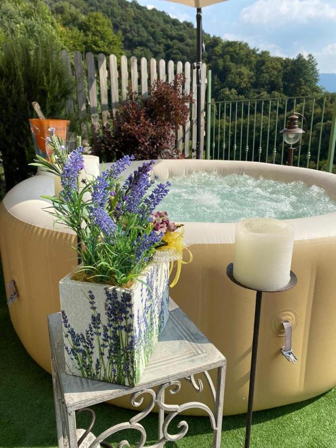 Romantic Home - Lake Como Nesso Bagian luar foto