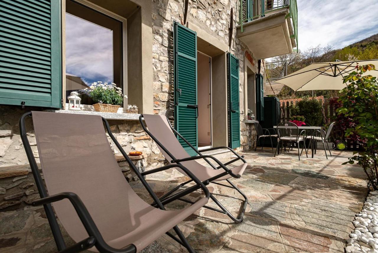 Romantic Home - Lake Como Nesso Bagian luar foto
